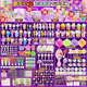 Qianqi Meng Kinder-DIY-Simulation Eis Dessert Cup Making Material Pack Play Set Creme Gum Guka Spielzeughandbuch DIY Ice Cream Cup erhalten eine dreischichtige Aufbewahrungsbox (Asien, Fokus auf [3146diy Box Pack]