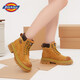 
Dickies women's Martin boots high top fashion couple boots versatile work boots for women yellow women's style-36