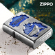 Zippo Ligher Zippo Подличный морской биологический сериал о защите окружающей среды Creative Stamp Wind -Pronage Kerosene Lighter Men's Gift Dy9905TZ