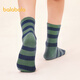 Balabala children's socks cotton autumn new striped small, medium and large children's boys and girls medium socks four pairs 209925172207