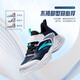 Anta Children's Sneakers Boys 'Chaussures 2025 Été Nouveau produit Mesh respirant Grand Campus Mesh Chaussures Running Navigation Deep Bleu / Anta White / Black-1 29