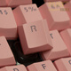 Logitech (Logitech) Einfache Kappe PBT-Leuchtenleuchte Originalhöhe Keycap 104 Taste Mechanische Tastatur K845K835 Corsair K100 Blau und Lila