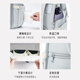 Aiboshi Mummy Bag Backpack Multifunctional Back Milk Bag Large Capacity Baby Outing Lightweight Mother and Baby Bag Pampa Gray M366