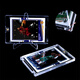 WEIJI MAGNÉTIQUE CARDE BRIQUE DROP COMME CARRIEUR CORIE CORÉANT CORÉANT PETIT CARKE Guka Storage Protection Carte Photo Affichage de la carte dure