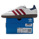 Adidas (adidas) Clover men's shoes and women's shoes 25 summer new SAMBA sneakers fashionable T-toe shoes low top casual couple's shoes IH4881/bright white/victory red/deep indigo 39