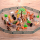32 Wild Dschungel Simulation Tiermodell Set Spielzeug Kinder Dinosaurierspielzeug Tiger Lion Boy Geschenk (Insekt + Schmetterling + Vogel + Wild) 53 Geschenke