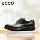 ECCO casual leather shoes 25 years business lace-up formal men's shoes hybrid waterproof 720 524784 black 52478401001 40