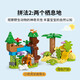 [Quality new product] LEGO (LEGO) building blocks Debao 10446 three-in-one wildlife collection large particle building block table children's toys New Year gift
