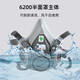 
3M gas mask Anti-toxic gas chemical spray paint pesticide organic gas protective mask dustproof mask mask [6200 spray paint protection seven-piece set] 6200+6001
