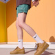 
Nike (NIKE) AIR FORCE 1 Women's Air Force One Sneaker Spring Glue Sole FZ7372 200 Linen/Wheat Yellow/Rubber Light Brown/Black/Team 35.5