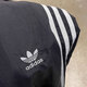 阿迪达斯 （adidas）三叶草男裤2025春季新款梭织运动裤时尚宽松休闲舒适透气直筒长裤 JW9896黑色裤脚可收口 L