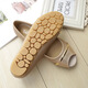 Ventilateur hualuo marque de poisson bouche simple chaussures femmes chaussures plates chaussures non glipt les femmes enceintes chaussures mère sandales femme blanc 39