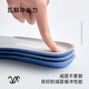Suitable for SENMA/Senma insoles shoes, white shoes, canvas shoes, soft elastic shock-absorbing, breathable, sweat-proof and odor-proof [1 pair] breathable, sweat-absorbing-black 42