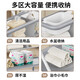 ABCMOKOO TYPE TYPE Table de couches Cribe Face bébé Babinet de couches à deux combinaisons baignade Baignage intégré Castle Castle Grey Confortable Style (basket-ball + Rod à vêtements +