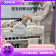 贝易（BeiE）尿布台婴幼儿护理台宝宝新生抚触按摩多功能收纳盒移 尿布台+乳胶垫枕+粉浴盆+5收纳盒