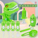 Leisika Toys Docteur dentaire pour enfants jouant au dinosaure oral Kindergarten 13 pièces (remplissage de dent et extraction) rose