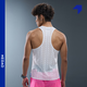 NEDAO lightweight sports wind tunnel vest men's breathable sweat-sweating quick-drying running training marathon top new style mountain brown S