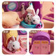 Chiang-alleman Children's House Play House Toys Toys Girl Little Rabbit Doll 2 ou plus 3 à 10e cadeau d'anniversaire [Version standard House Play House] Little Rabbit Doll peut être graffité et lavé