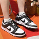 耐克（NIKE）男鞋女鞋2025春季新款Dunk Low情侣运动鞋时尚百搭低帮休闲鞋子女 DD1391/CW1590-100黑白熊猫 39 (GS)