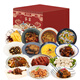 MEILONG TOWN CHINOS HONORD FAMILY BANQUET SET BOX Gift Plats Pruisés Plats Proths Semi-Finish Dishishishs Food Food Instant Food Food Fait