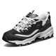 斯凯奇（Skechers）女鞋2025春夏新款熊猫鞋钻石款潮流休闲鞋复古增高老爹鞋子女 12241-BKW 40 (270mm)