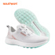 Zapatos de golf de golf Xiushibao Piesta de zapatos deportivos impermeables para mujeres Ciela de lápidas transpirables que no son de palomitas de maíz SE9856 White and Blue 39