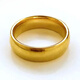 DL 1998 Pang Donglai same style Vietnamese sand gold ring men and women glossy couple wedding ring simple men's large size 10 (recommended 150-170 Jin Jin equals 0.5 kg)