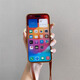 八脚兽斜挎小熊零钱卡包iPhone16pro手机壳新款苹果15promax防摔全包13/14插卡背带挂绳高级简约创意软壳 立体小熊零钱卡包手机壳+斜挎挂绳 iPhone16 Promax