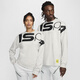 耐克（NIKE）官方ISPA男女长袖上衣情侣纯棉休闲运动叠搭舒适FJ7375 053暗泥灰/黑 XS