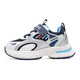 Chaussures pour enfants Babudou pour les chaussures de sport pour enfants polyvalentes printanières pour les chaussures de filet décontractées pour garçons 102551060 bleu marine / blanc 33