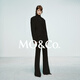 MO&Co. Qin Lan's same style suit RECTO joint sheep wool wide shoulders and waist red Moanke black XS 155