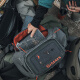 Simms Luya Bag de un solo hombro Crossbody impermeable Mochila pesca con mosca de pesca multifuncional Bolso de cintura Bolso 13549 Camuflaje de la cintura Verde