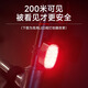 鹏境自行车前灯强光超亮夜骑儿童夜间山地公路单车骑行灯充电照明装备 升级款高亮前灯