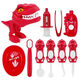 Leisika Toys Docteur dentaire pour enfants jouant au dinosaure oral Kindergarten 13 pièces (remplissage de dent et extraction) rose