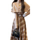 Yanlifen (yanlifen) Retro French Cape Sweater Dress Women's Autumn 2025 New Small Fragrance Style Suit Skirt Autumn and Winter Two-piece Top + Plaid Skirt Three-piece Set L 55/60kg