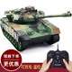 
MPPMCK children's remote control vehicle tank toy remote control vehicle military model military green electric armored vehicle crawler boy military green crawler tank [with light sound] battery life version [a set of rechargeable batteries + charging cable]