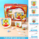 WUHE (WUHE) Kindergeschirr Geschenkbox Set für Babynahrungsergänzungsmittel Schüssel unterteilt in Tabletts für Haushalts Anti-Scenen- und Fallfestigkeit Geschenkbox Set 4-teiliges Set