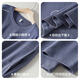 Hengyuanxiang Pajamas Men's Pure Cotton Clothround Clock Round Sheaber Solid Color Home Home Spring и летние буквы.