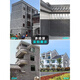 Large group small round exterior wall tiles Classical Chinese style ancient building antique cultural bricks Small blue bricks Gray interior wall villa exterior wall tiles 62459 (60 pieces per box) No other