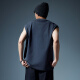 Carbin Flame Logo Letter Vest 25 Summer Simple Fashion and Atmospheric Dark Gray 56 XL /180/52