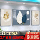 Moderna sala de estar simple Sofá Background Decoración de la pared Pintura de luz nórdica TV Luxury TV Pintura abstracta Mural TXMG12004 Middle 80*60cm/Right 40*60cm adecuado para 2.