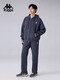 Kappa (Kappa) Nuevos pantalones deportivos Pantalones rectos para hombres Pantalones de punto suelto Pantalones de trote K0F12AK62 Black Oyster-9909 XS