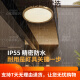 JPHZNB户外吸顶灯别墅大门口门前灯室外过道阳台灯防蚊虫庭 X3893-500/方形