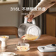 Mijia Xiaomi Health Kettle P1 Kettle Electric Kettle Glass Thermostatic Kettle Tea Maker All-in-one Children's Milk Automatic Insulation Home Office 1.8 Liter