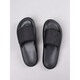 KLWP Slipper Herren Sommer 2025 Neue modische und vielseitige weiche Sohle Beachschuhe für Männer, die wasserdicht und tragensresistente Flip Flops schwarz 6189 38