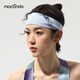 Macondo 25-year new running sports headband men and women same style hairband outdoor marathon training moisture absorption and antiperspirant headband black all size
