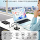 绿联（UGREEN） USB-C分线器 高速拓展4口3.0HUB集线器延长线 电脑一拖四扩展坞 2米USB3.0【方形黑新款】/15699