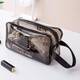 Jinghui Xichuang travel toiletry bag cosmetic bag bath waterproof fitness swimming storage bag portable storage bag transparent medium size