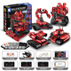 Jabadabado Kinderspielzeugprogrammierung Roboter Boy's 7-14. Geburtstagsgeschenk 6-10 Jahre altes Elektrowissenschaft und Bildung versammelten Bausteine ​​über Robot Five-in-One [Cool Colorful Box]