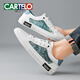 
CARTELO crocodile (CARTELO) board shoes men's casual shoes summer breathable outdoor shoes men's versatile white shoes men's soft sole one-foot men's shoes White ice blue - trendy and versatile-7374 41 standard sports shoes size